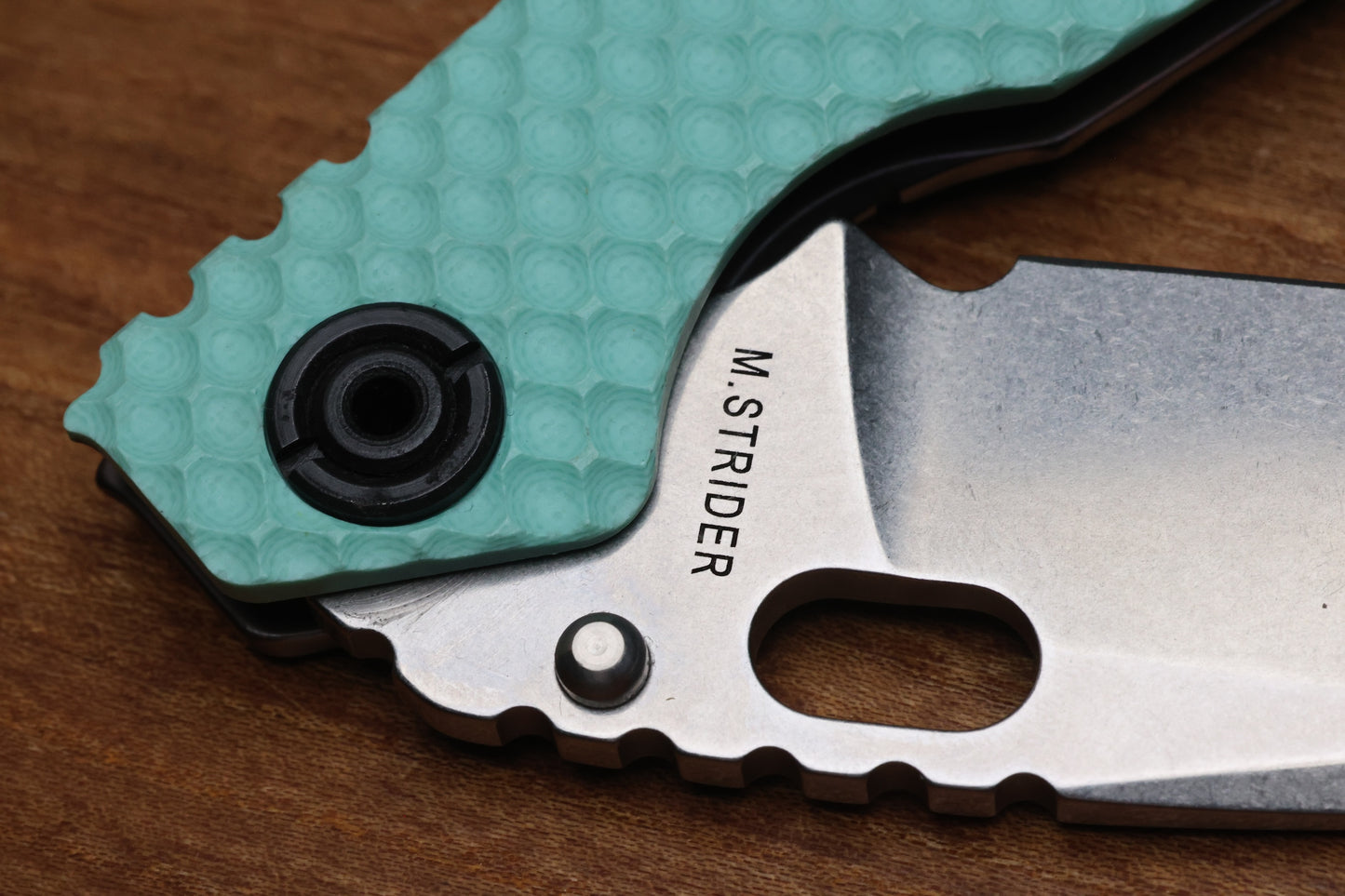 MICK STRIDER SNG TIFFANY BLUE DGG DOUBLE GUNNER GRIP W/ S30V