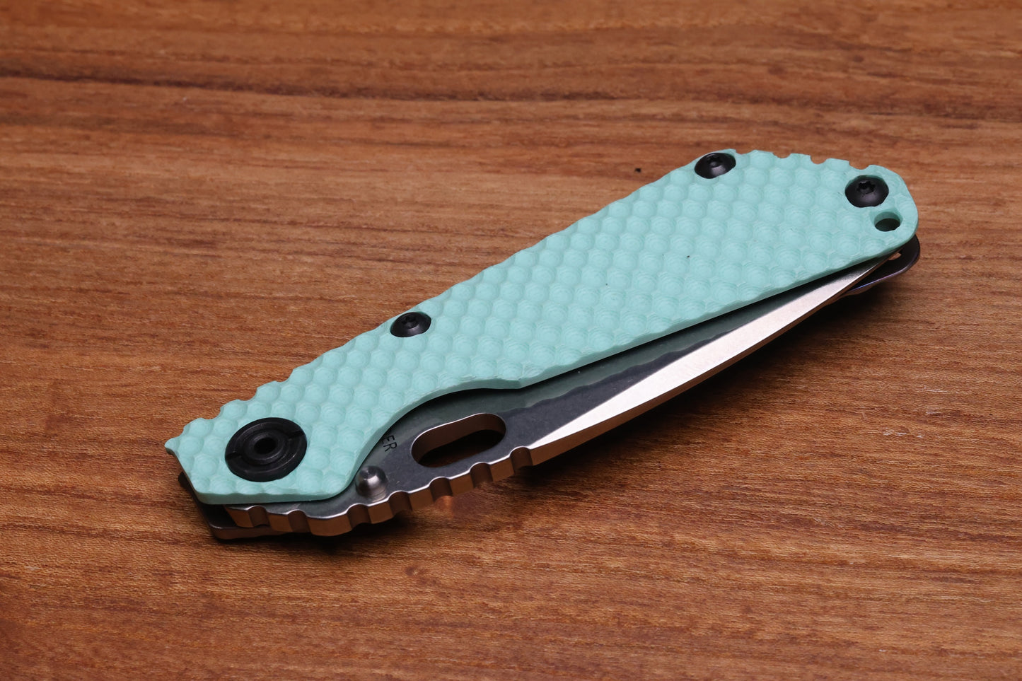 MICK STRIDER SNG TIFFANY BLUE DGG DOUBLE GUNNER GRIP W/ S30V