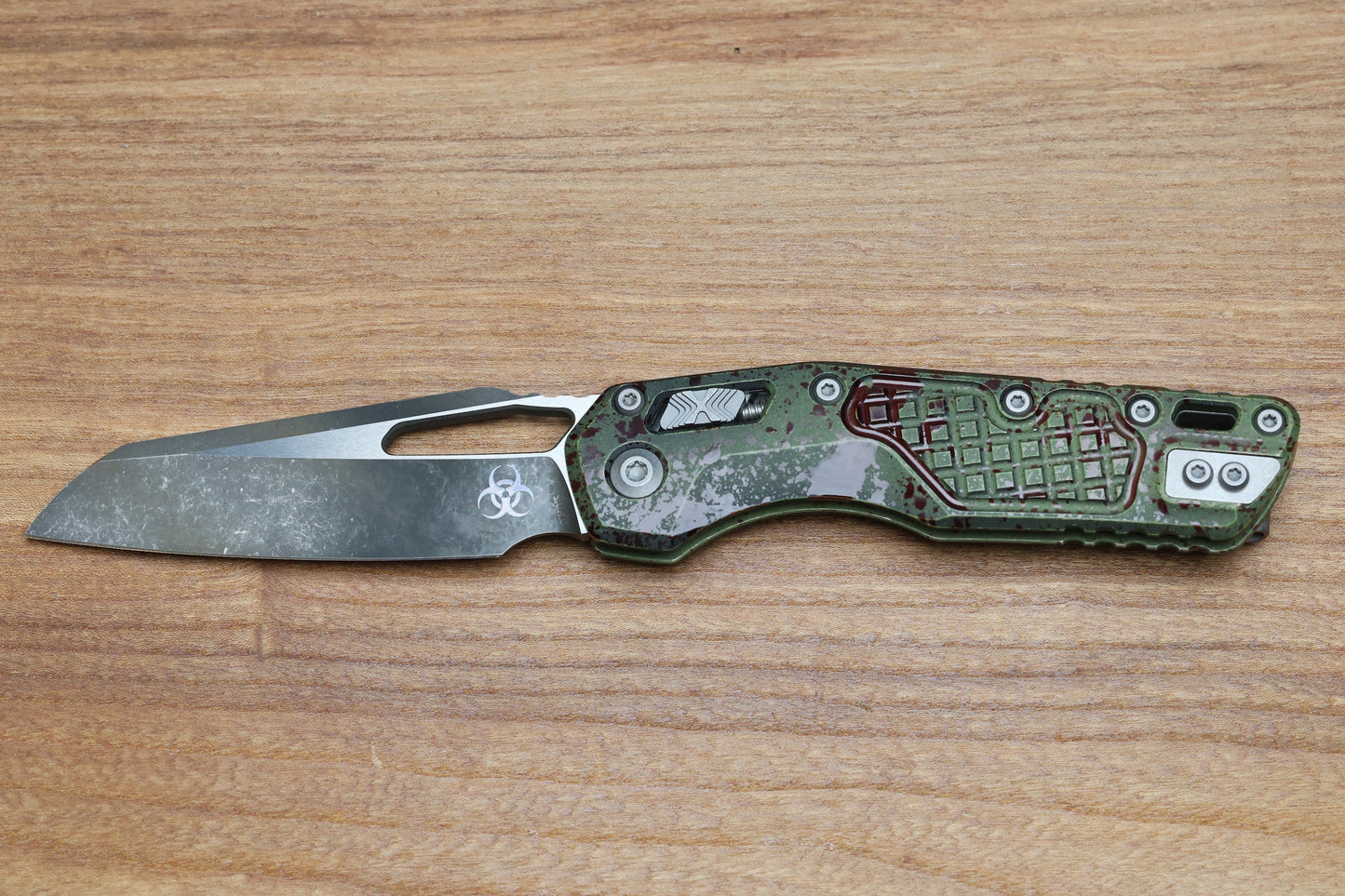 MICROTECH KNIVES MSI RAM LOK OUTBREAK FRAG ALUMINUM & M390MK 210-1FROBS