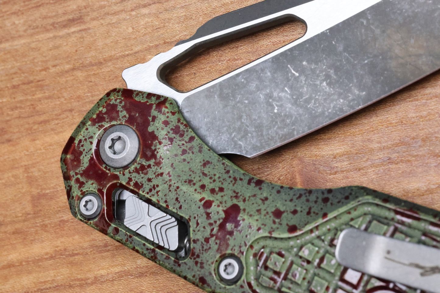 MICROTECH KNIVES MSI RAM LOK OUTBREAK FRAG ALUMINUM & M390MK 210-1FROBS