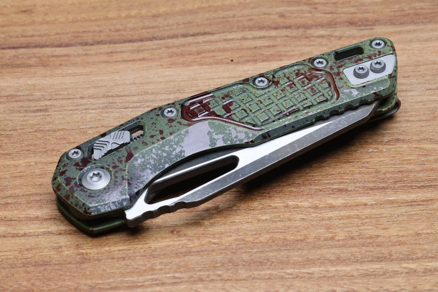 MICROTECH KNIVES MSI RAM LOK OUTBREAK FRAG ALUMINUM & M390MK 210-1FROBS