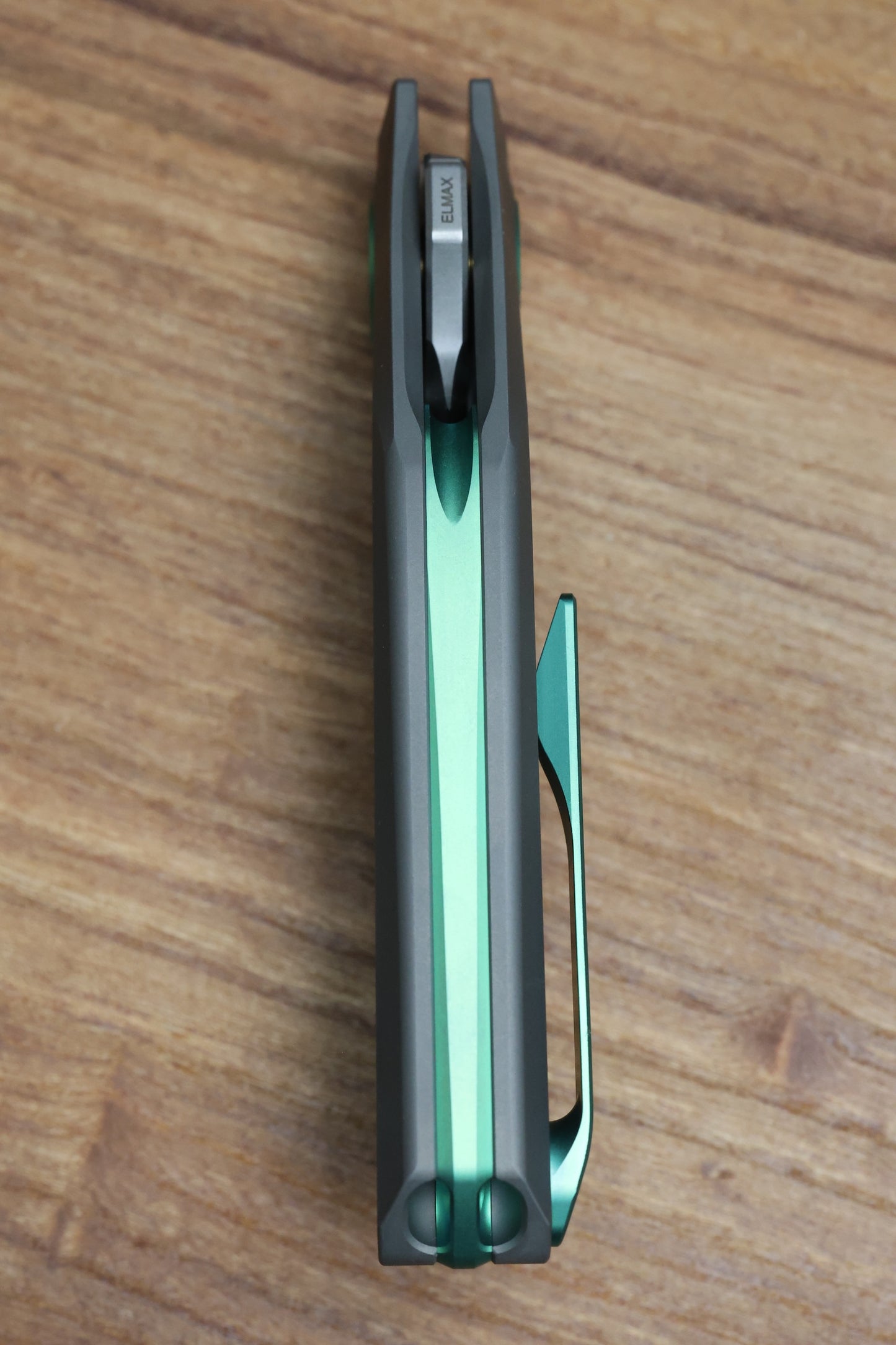 REATE KNIVES VK-FROK DARK BEAD BLAST TITANIUM HANDLE W/ DARK FROSTED SATIN ELMAX