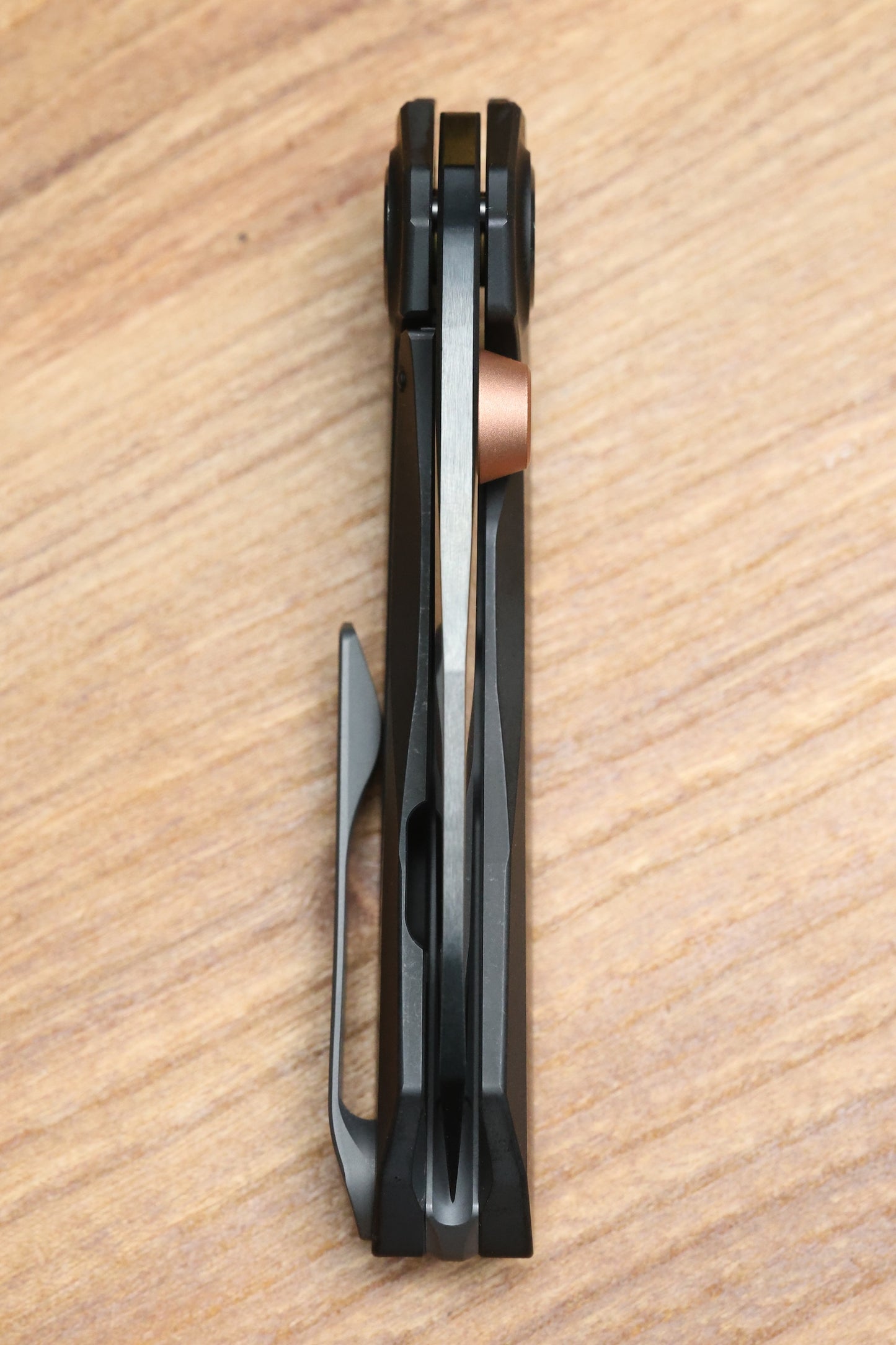 REATE KNIVES VK-FROK PVD TITANIUM HANDLE W/ SATIN DLC ELMAX