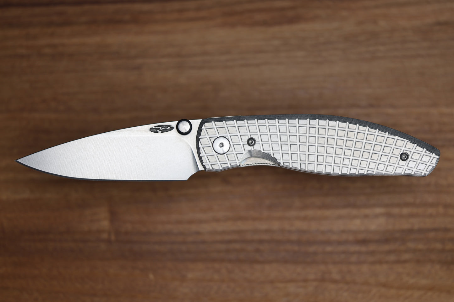 THREE RIVERS MANUFACTURING ATOM FRAG TITANIUM 3.5" DROP POINT MAGNACUT