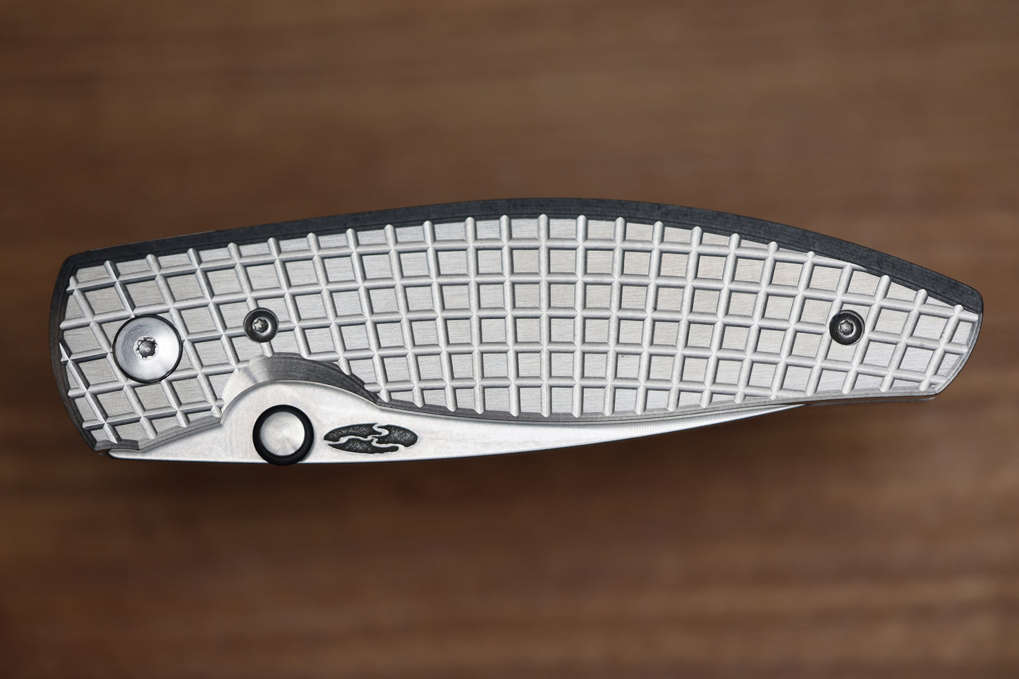 THREE RIVERS MANUFACTURING ATOM FRAG TITANIUM 3.5" DROP POINT MAGNACUT