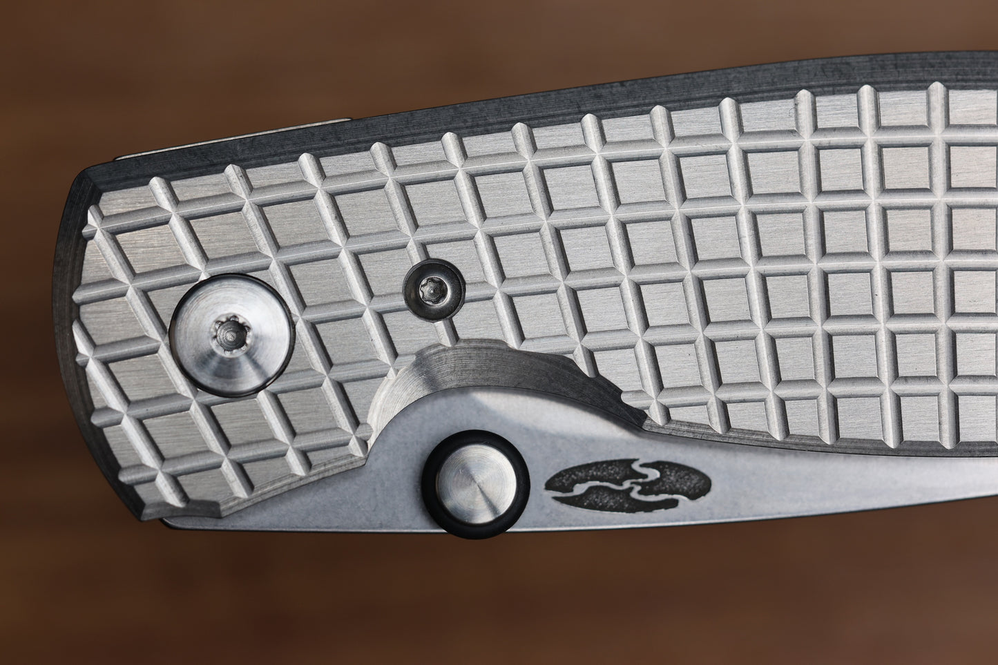THREE RIVERS MANUFACTURING ATOM FRAG TITANIUM 3.5" DROP POINT MAGNACUT