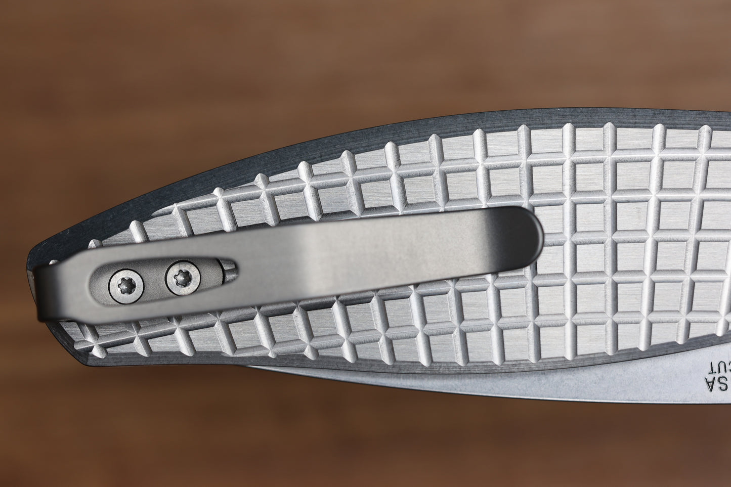 THREE RIVERS MANUFACTURING ATOM FRAG TITANIUM 3.5" DROP POINT MAGNACUT