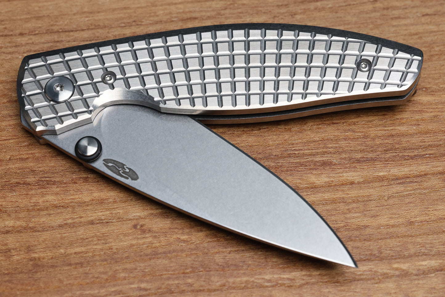 THREE RIVERS MANUFACTURING ATOM FRAG TITANIUM 3.5" DROP POINT MAGNACUT