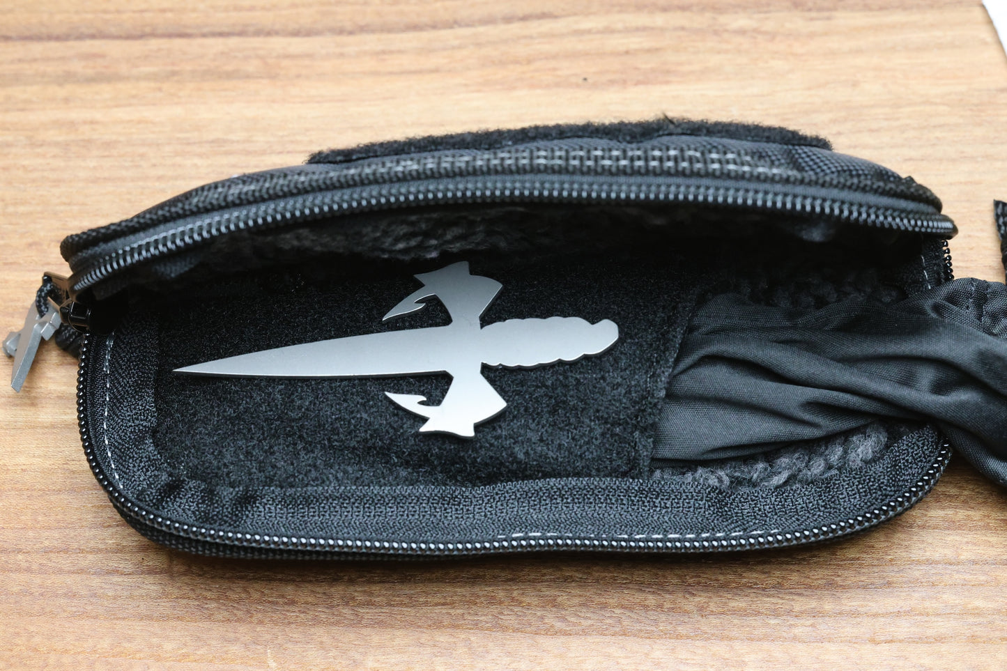 MARFIONE CUSTOM MSI RAM LOK MINI DOUBLE VAPOR BLAST TITANIUM HANDLES W/ DOUBLE VAPOR ACCENTS & STONEWASH M390MK