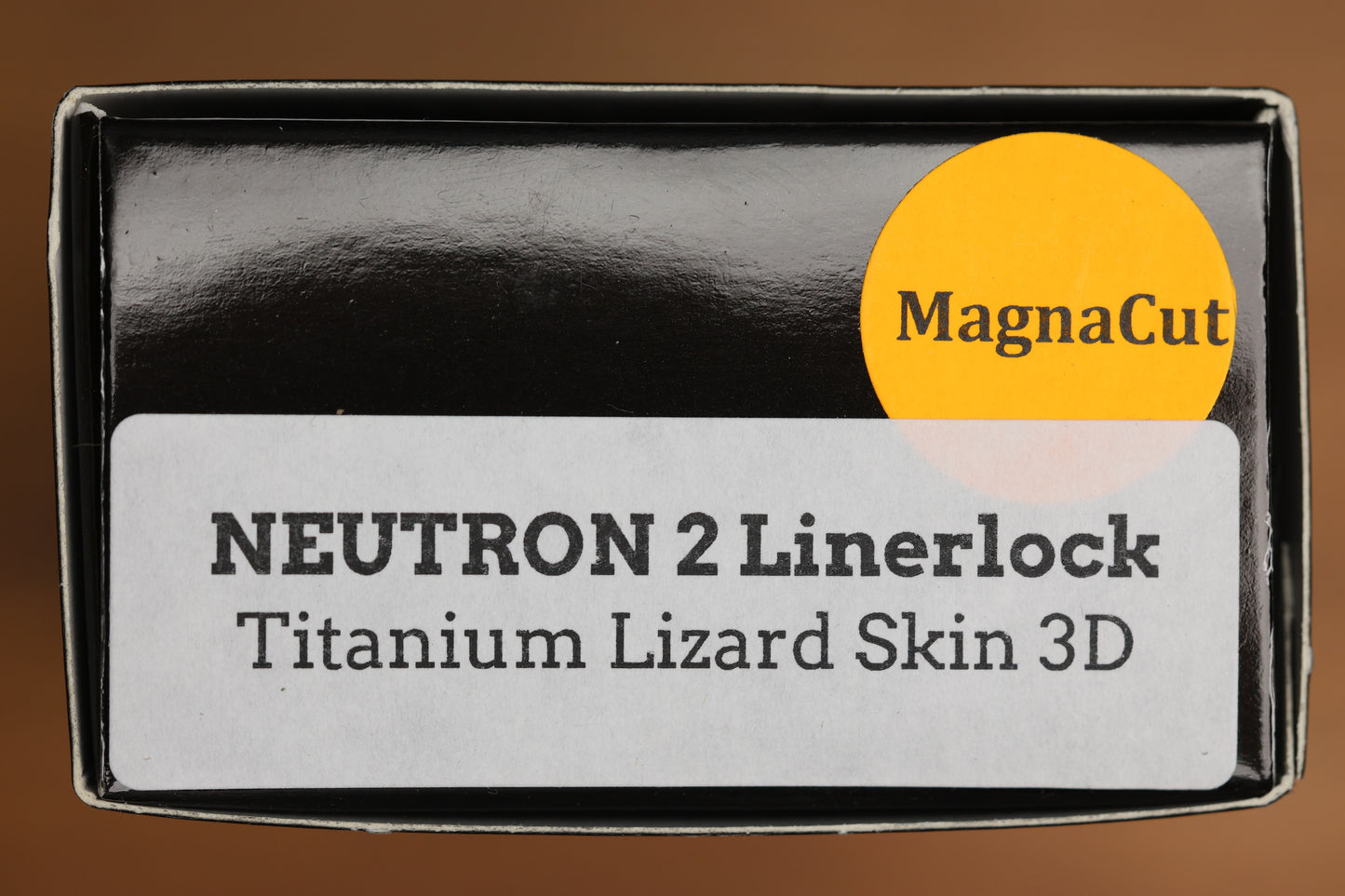 THREE RIVERS MANUFACTURING NEUTRON 2 LIZARD SKIN TITANIUM 3" MAGNACUT