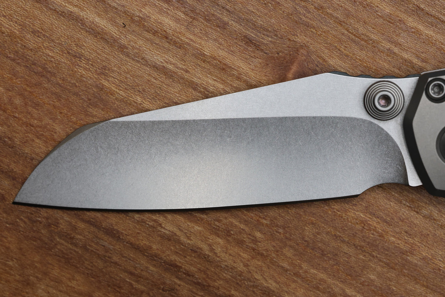 MARFIONE CUSTOM MSI RAM LOK MINI DOUBLE VAPOR BLAST TITANIUM HANDLES W/ DOUBLE VAPOR ACCENTS & STONEWASH M390MK