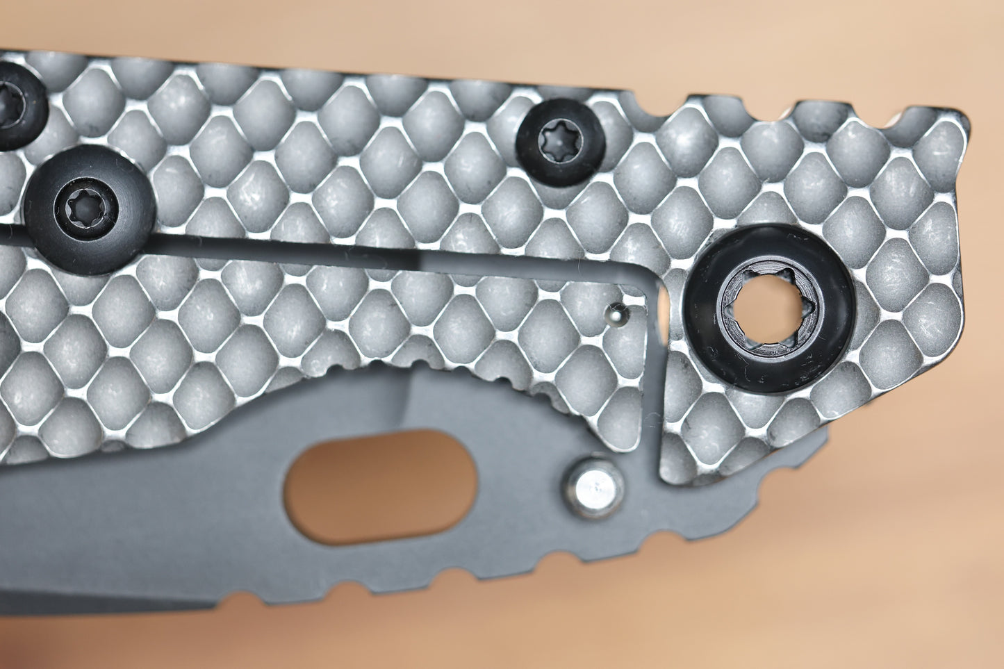 STRIDER KNIVES SMF DGG - TITANIUM HANDLE - DROP POINT 20CV BLADE