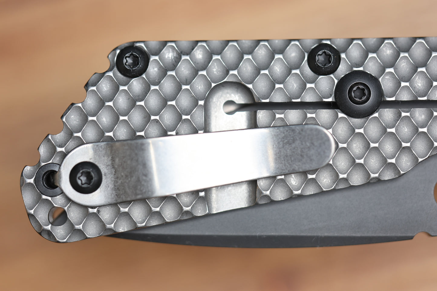 STRIDER KNIVES SMF DGG - TITANIUM HANDLE - DROP POINT 20CV BLADE