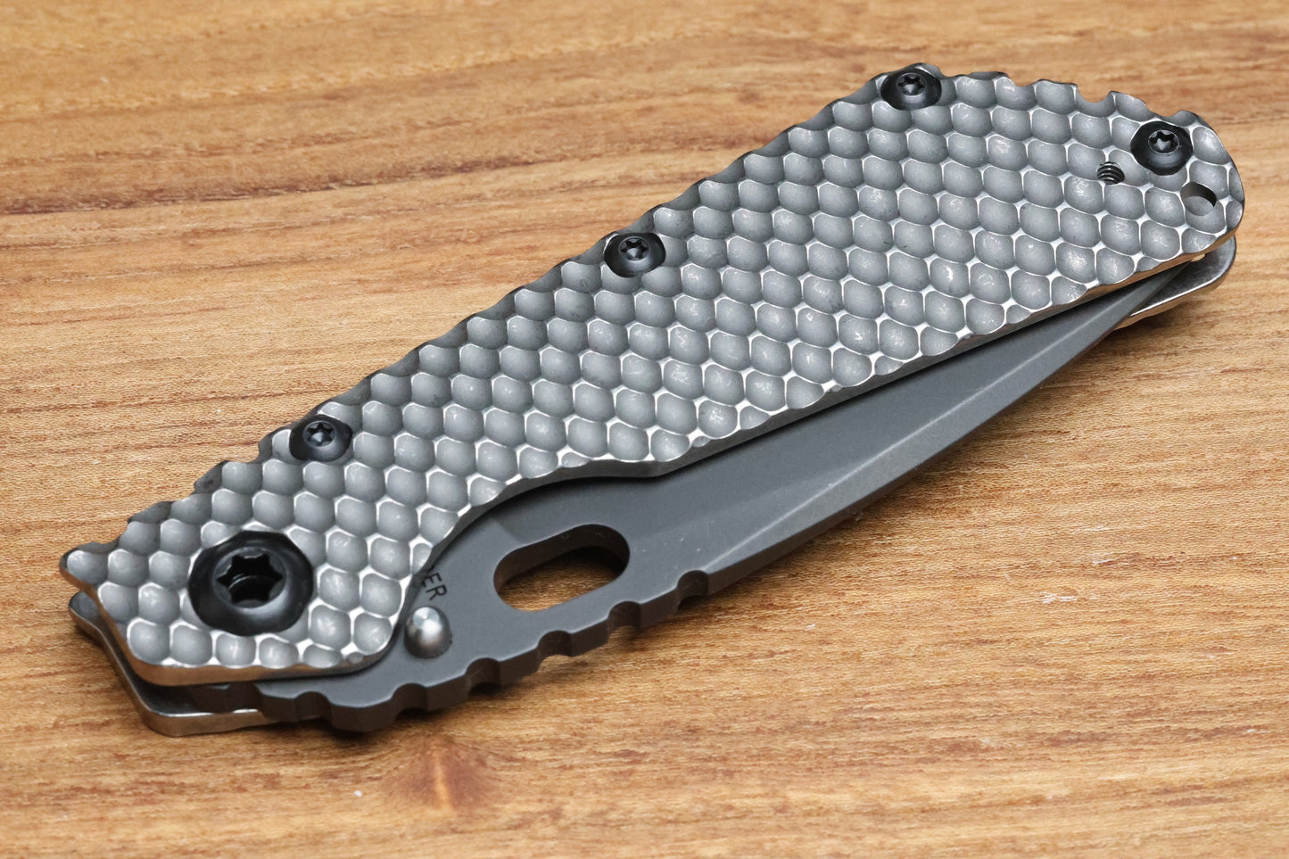 STRIDER KNIVES SMF DGG - TITANIUM HANDLE - DROP POINT 20CV BLADE