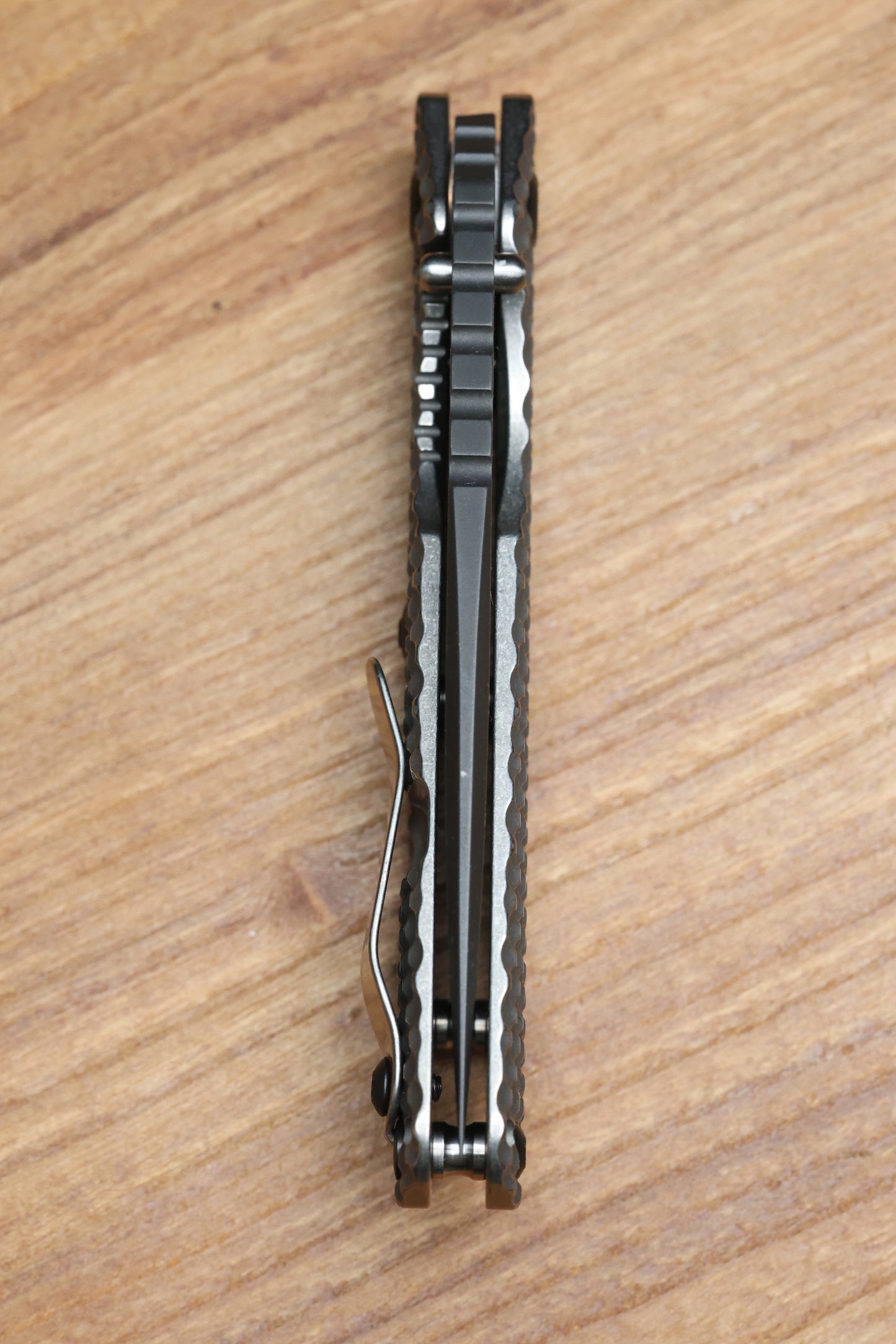 STRIDER KNIVES SMF DGG - TITANIUM HANDLE - DROP POINT 20CV BLADE