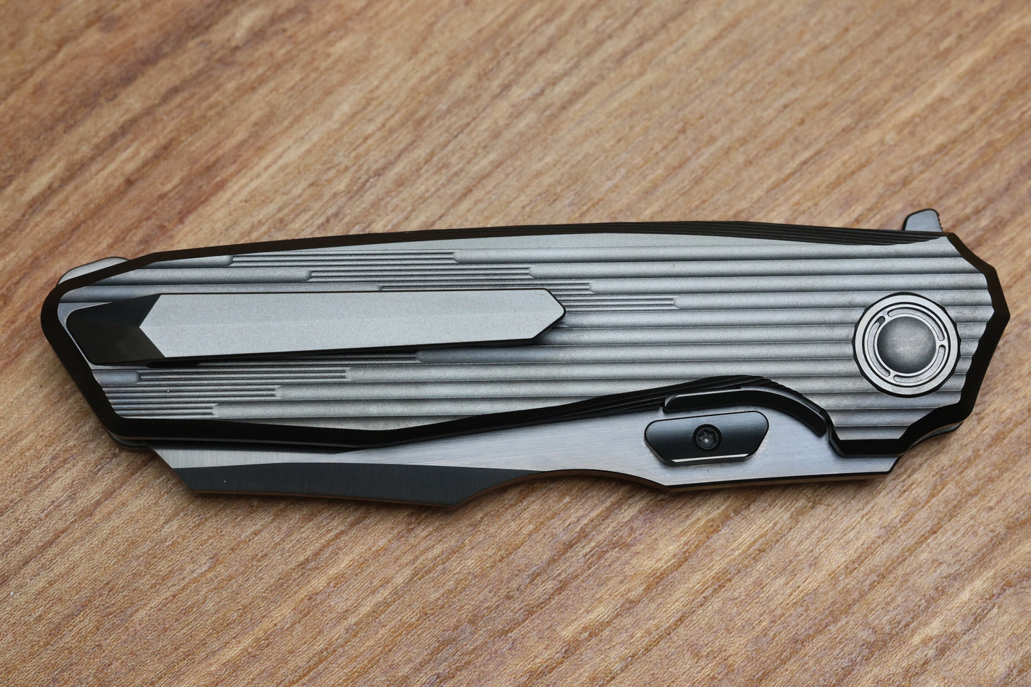 REATE KNIVES MANTIS - MILLED TIITANIUM DLC HANLDE - ELMAX DLC BLADE