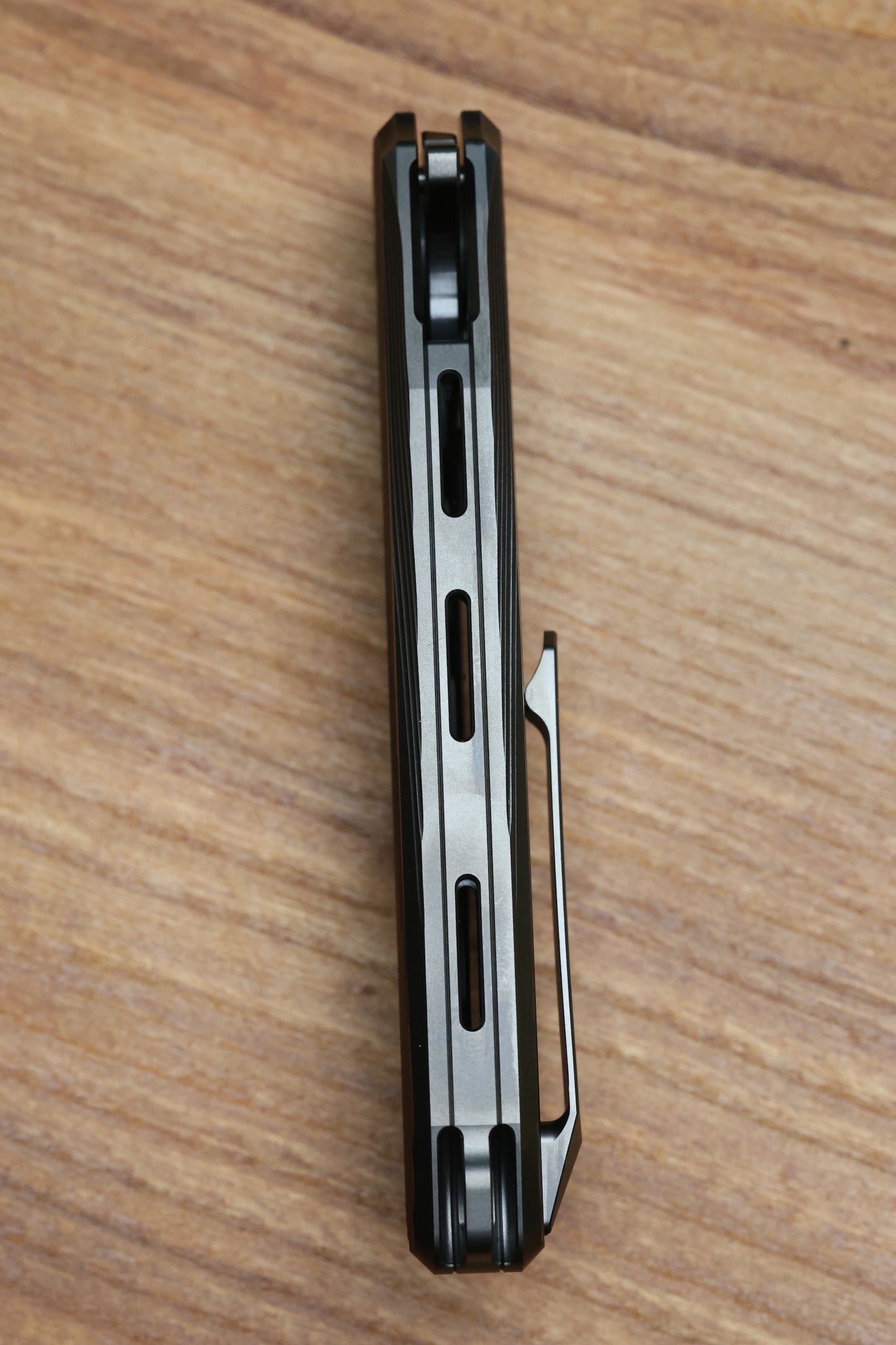 REATE KNIVES MANTIS - MILLED TIITANIUM DLC HANLDE - ELMAX DLC BLADE