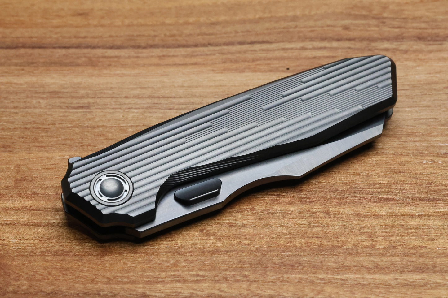 REATE KNIVES MANTIS - MILLED TIITANIUM DLC HANLDE - ELMAX DLC BLADE