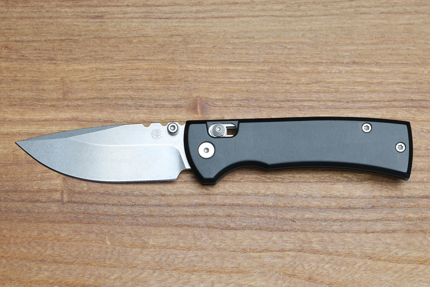 CHAVES KNIVES X-LOCK W/ BLACK ALUMINUM HANDLES & STONEWASH D2