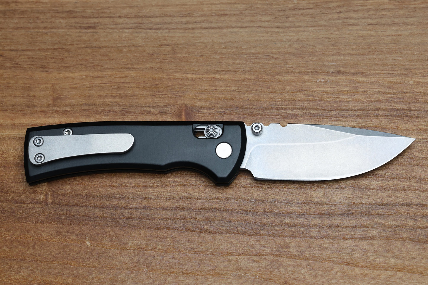 CHAVES KNIVES X-LOCK W/ BLACK ALUMINUM HANDLES & STONEWASH D2