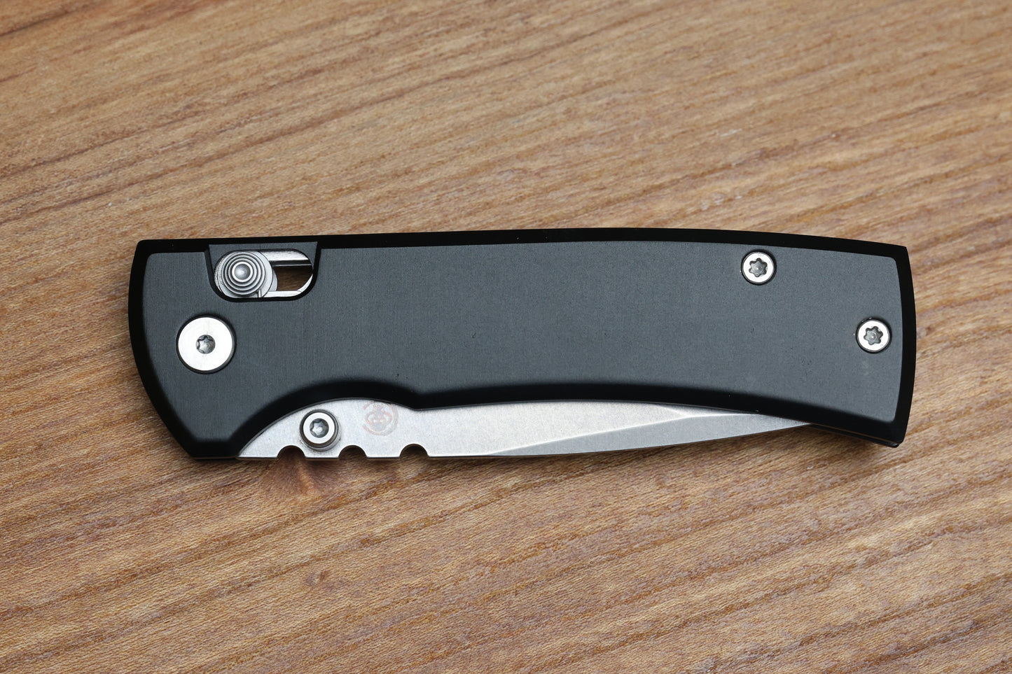 CHAVES KNIVES X-LOCK W/ BLACK ALUMINUM HANDLES & STONEWASH D2