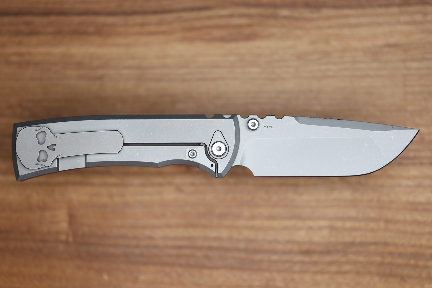 CHAVES INTEGRAL REDENCION 229 SW SMOOTH TITANIUM MAGNETIC INLAY SW DROP POINT