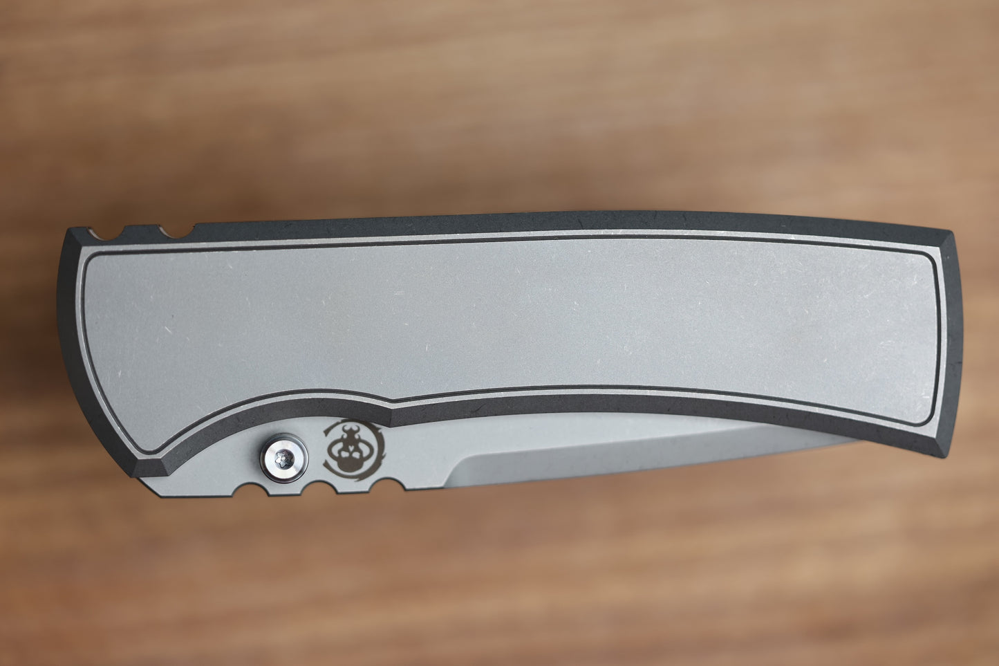 CHAVES INTEGRAL REDENCION 229 SW SMOOTH TITANIUM MAGNETIC INLAY SW DROP POINT