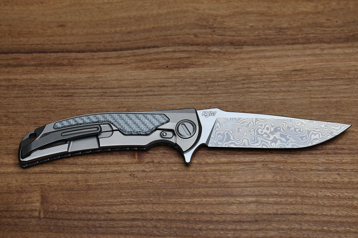 SHIROGOROV "LIMITED EDITION" RJ MARTIN DESIGN ARCTIC OVERKILL - ZDI-VG BLADE - TITANIUM/ALUTEX HANDLE - SRRBS