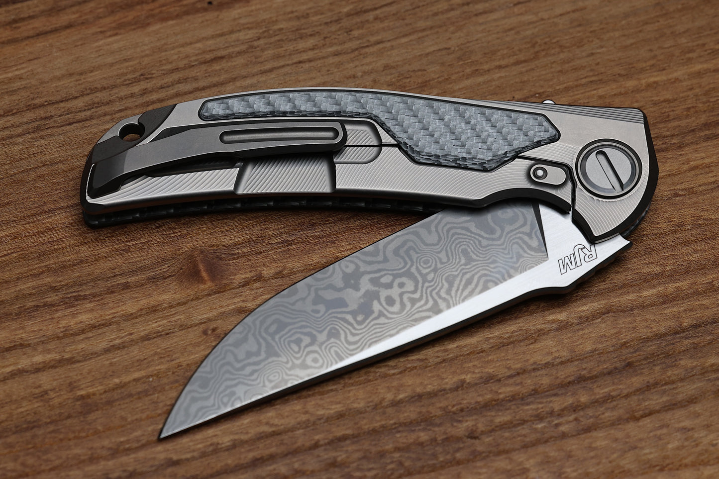 SHIROGOROV "LIMITED EDITION" RJ MARTIN DESIGN ARCTIC OVERKILL - ZDI-VG BLADE - TITANIUM/ALUTEX HANDLE - SRRBS