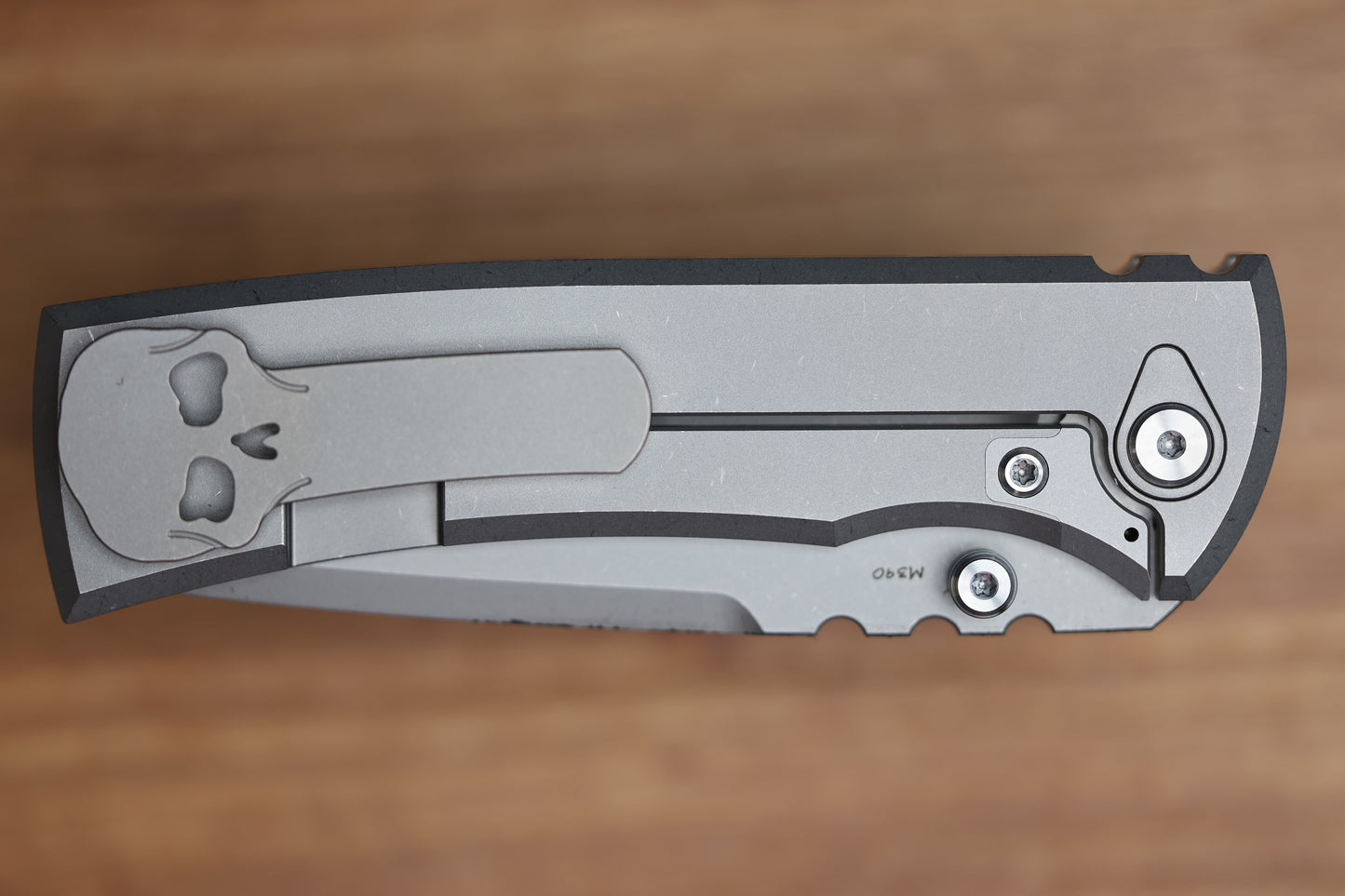 CHAVES INTEGRAL REDENCION 229 SW SMOOTH TITANIUM MAGNETIC INLAY SW DROP POINT