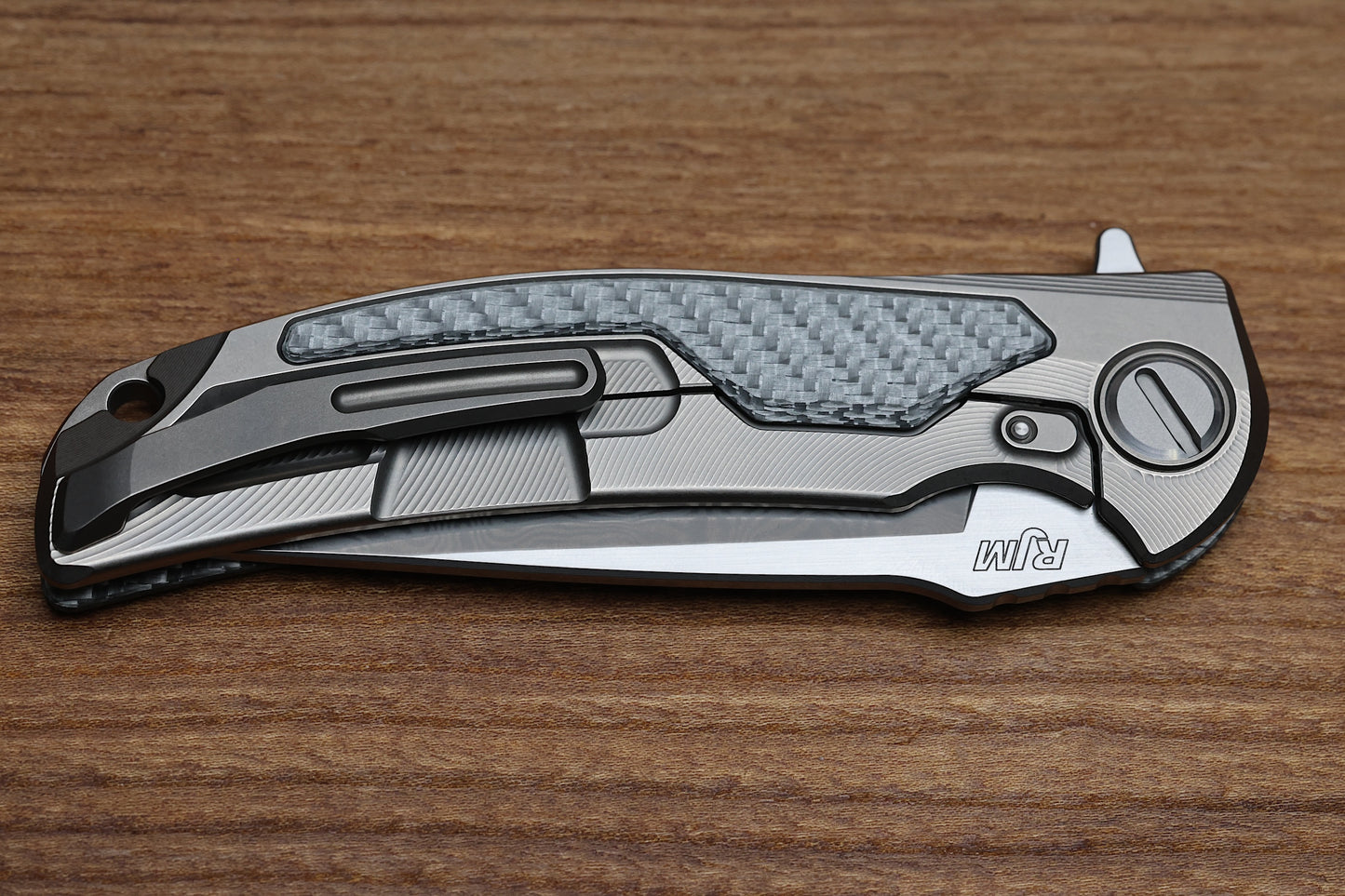 SHIROGOROV "LIMITED EDITION" RJ MARTIN DESIGN ARCTIC OVERKILL - ZDI-VG BLADE - TITANIUM/ALUTEX HANDLE - SRRBS