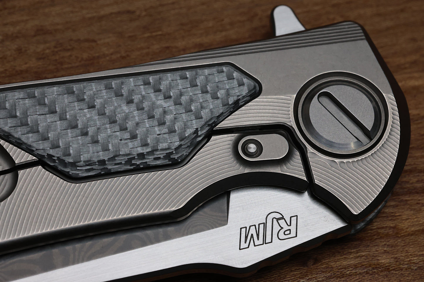 SHIROGOROV "LIMITED EDITION" RJ MARTIN DESIGN ARCTIC OVERKILL - ZDI-VG BLADE - TITANIUM/ALUTEX HANDLE - SRRBS