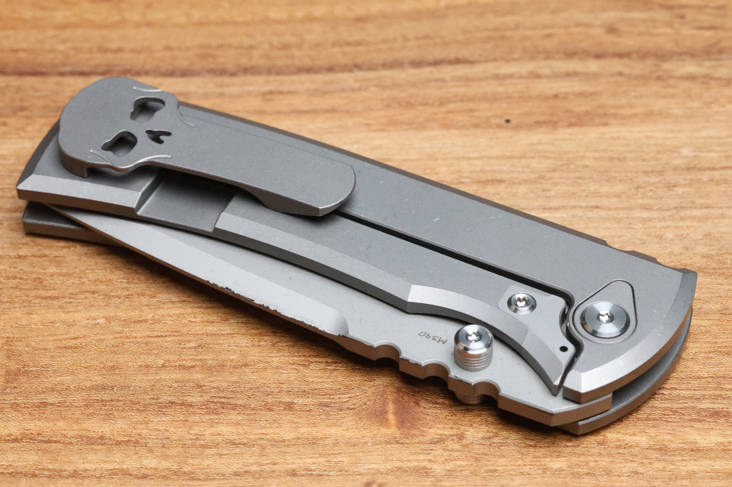 CHAVES INTEGRAL REDENCION 229 SW SMOOTH TITANIUM MAGNETIC INLAY SW DROP POINT