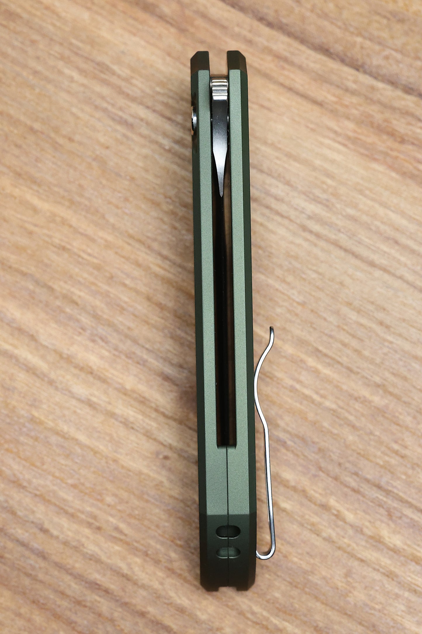 PRO-TECH MORDAX GRIDLOCK GREEN ALUMINUM HANDLE W/ MACHINE SATIN MAGNACUT BSW25.MORDAX.1