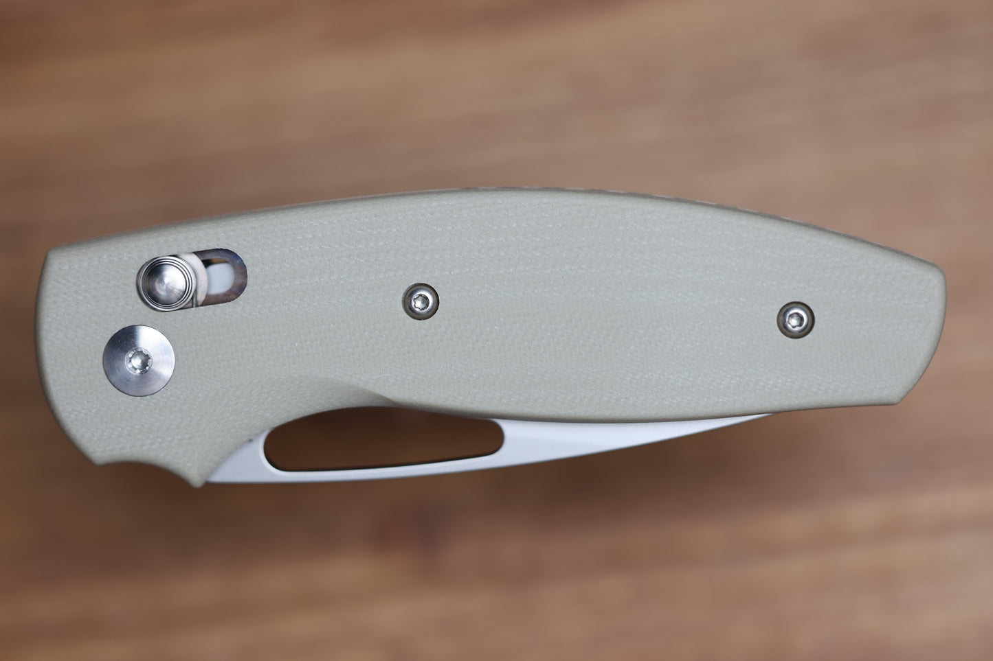 THREE RIVERS MANUFACTURING BULLDOG REV B RIVER-LOK DESERT TAN G10 MAGNACUT BLADE