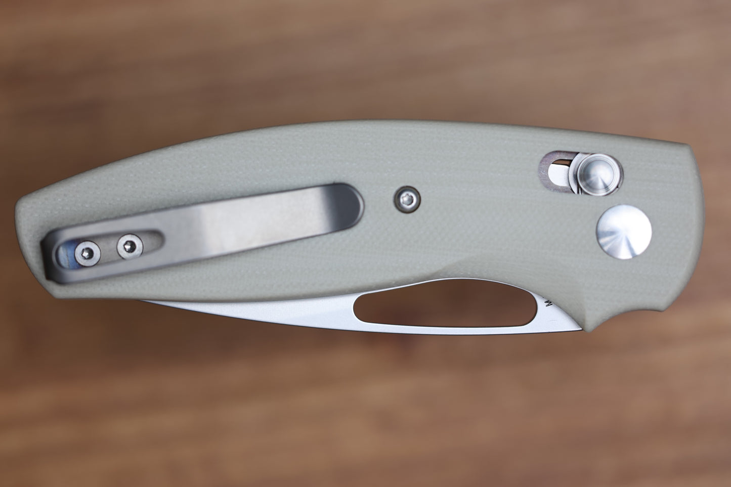 THREE RIVERS MANUFACTURING BULLDOG REV B RIVER-LOK DESERT TAN G10 MAGNACUT BLADE