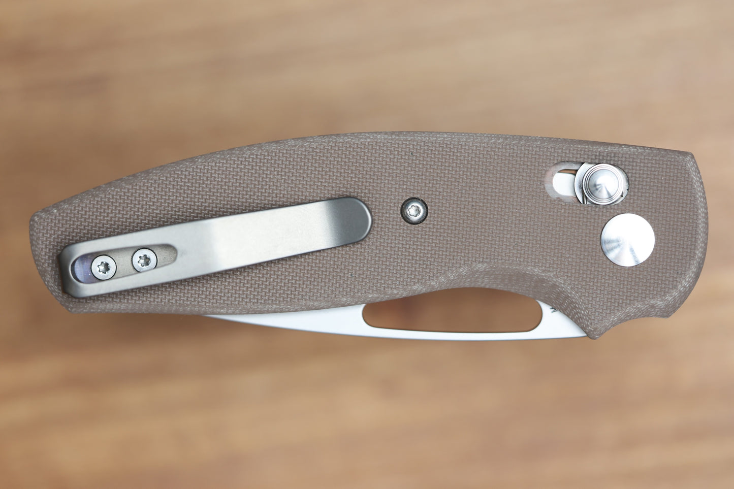 THREE RIVERS MANUFACTURING BULLDOG REV B RIVER-LOK EARTH BROWN G10 MAGNACUT BLADE