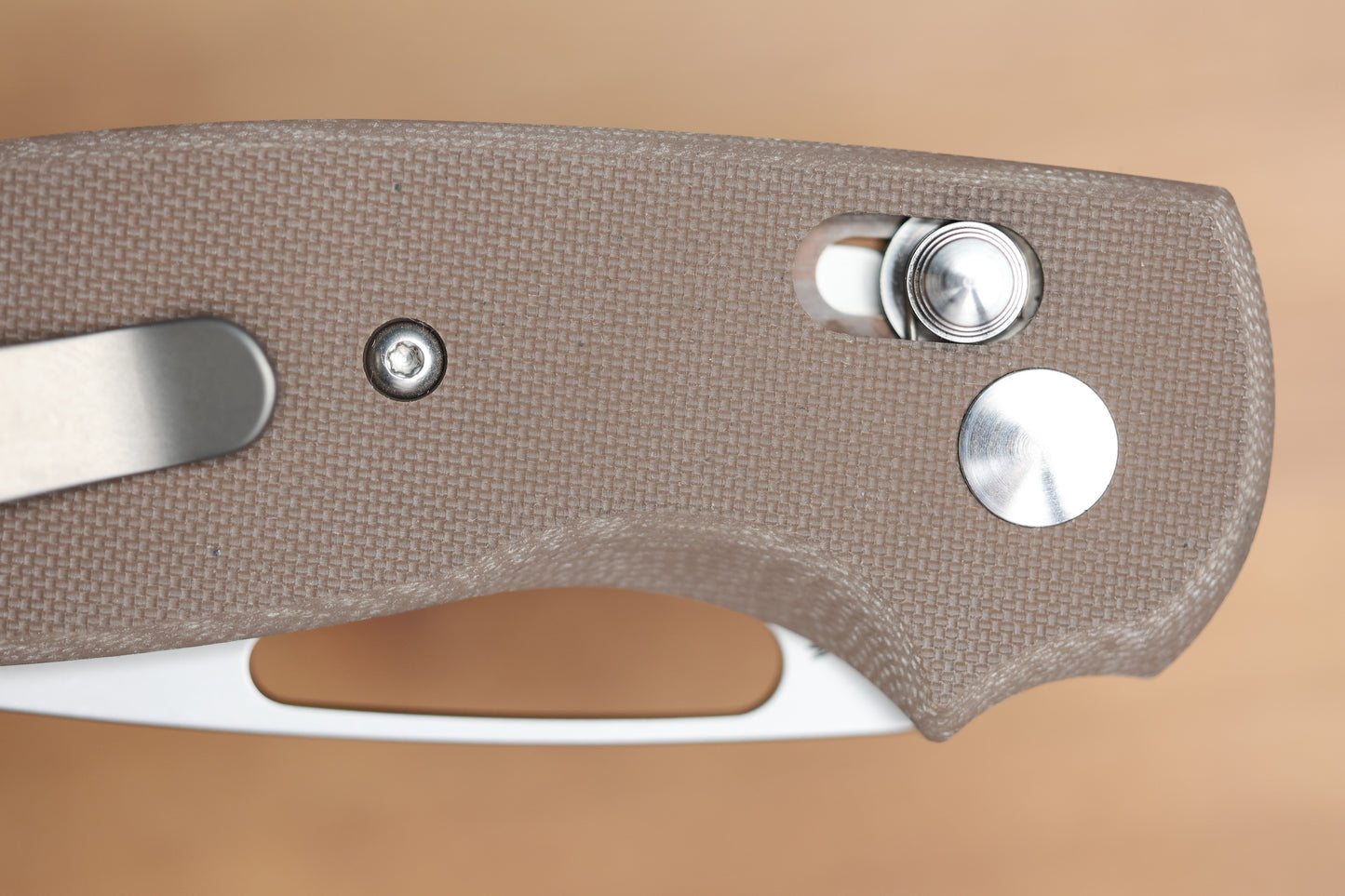 THREE RIVERS MANUFACTURING BULLDOG REV B RIVER-LOK EARTH BROWN G10 MAGNACUT BLADE