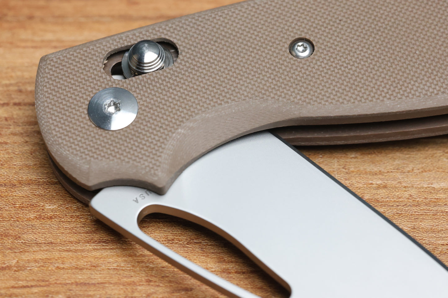 THREE RIVERS MANUFACTURING BULLDOG REV B RIVER-LOK EARTH BROWN G10 MAGNACUT BLADE