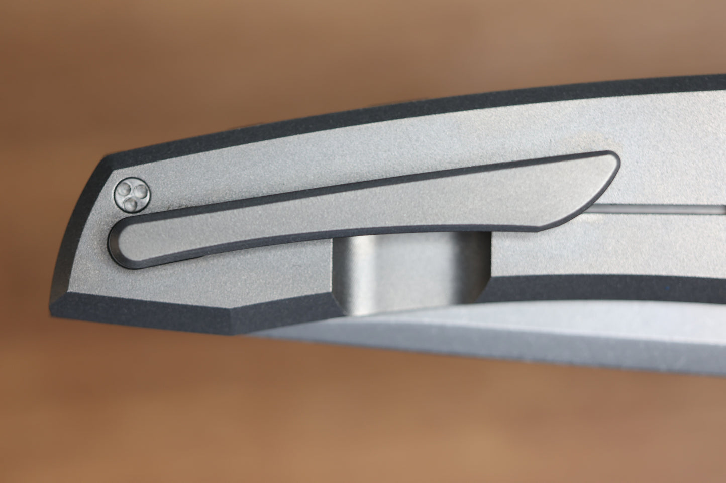 SHARKNIVCO WAKA V4.9 WINDOWS TITANIUM FRAME LOCK RWL34 POLISHED STONEWASH