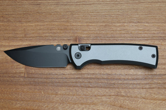 CHAVES KNIVES X-LOCK GREY 3.25" BLACK DROP POINT D2