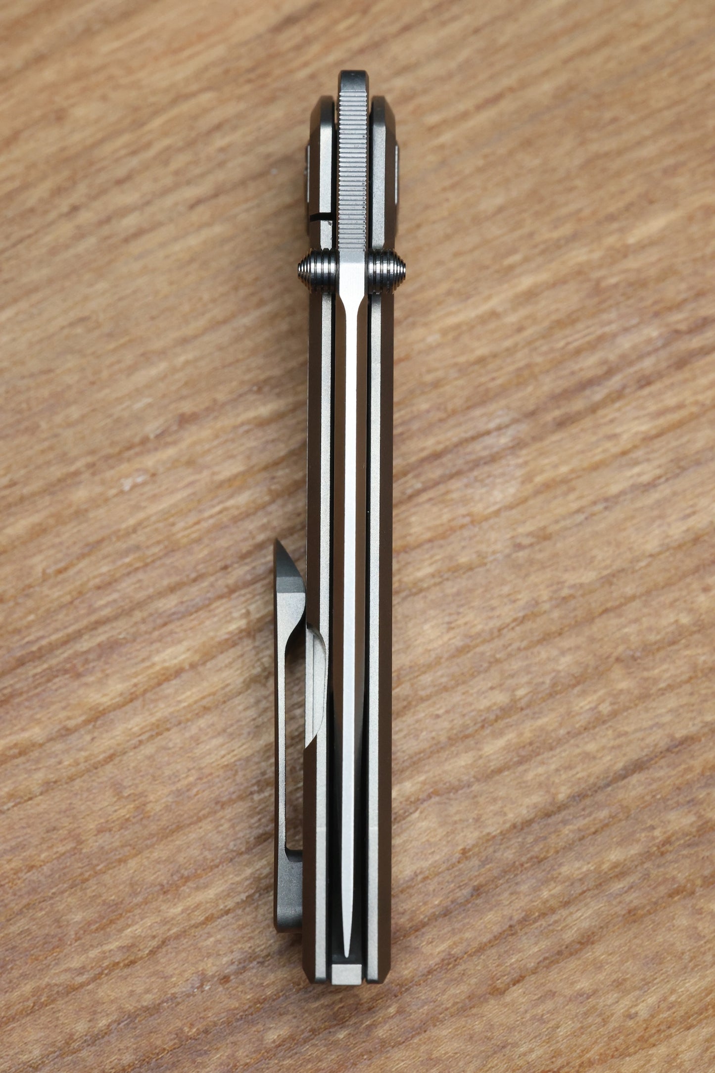 SHARKNIVCO WAKA V4.9 WINDOWS TITANIUM FRAME LOCK RWL34 POLISHED STONEWASH