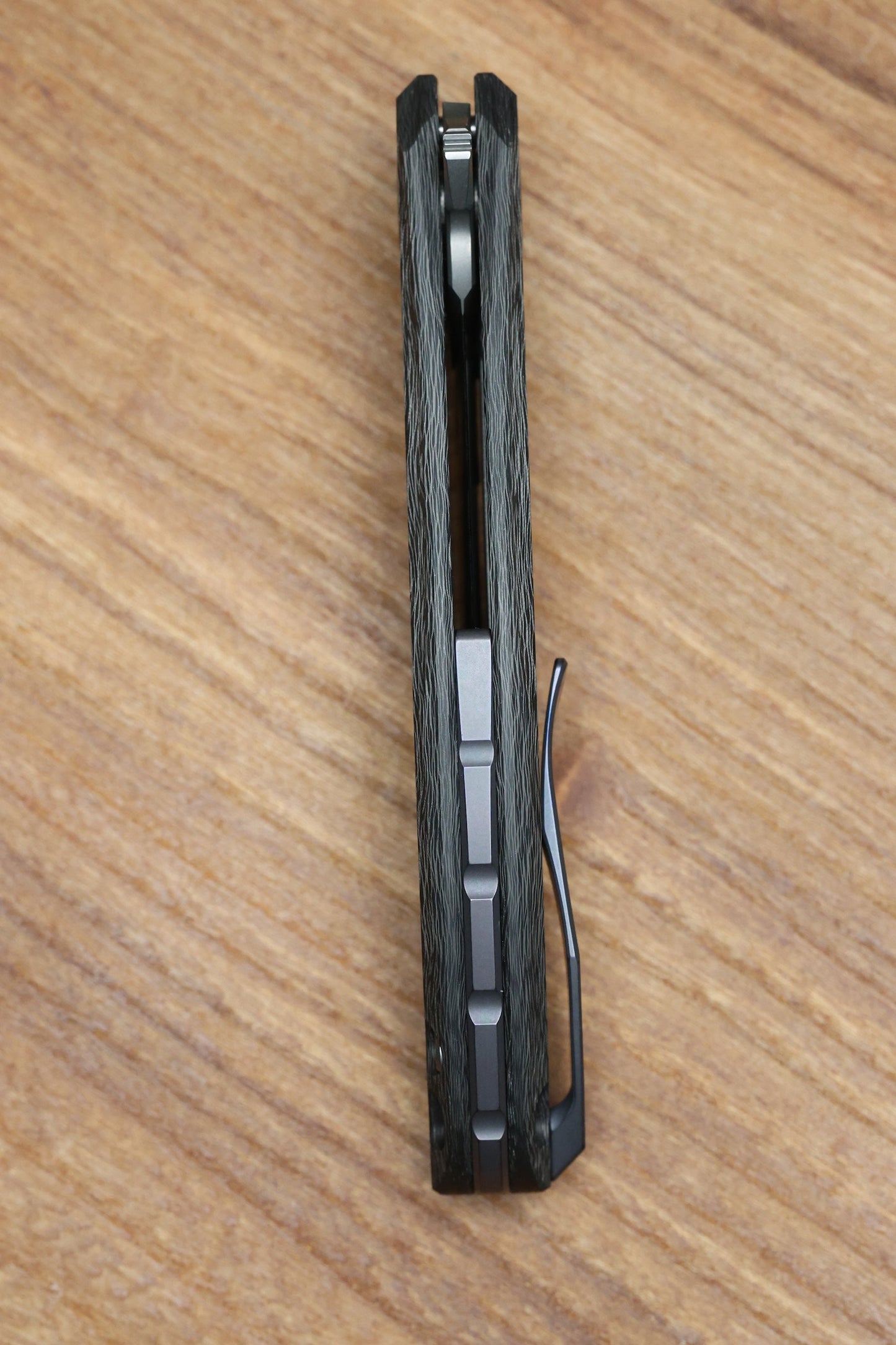 SHIROGOROV KNIVES STELLAR CF FIRST PRODUCTION – PURPLE CARBON FIBER HANDLE – MAGNACUT BLADE – MRBS