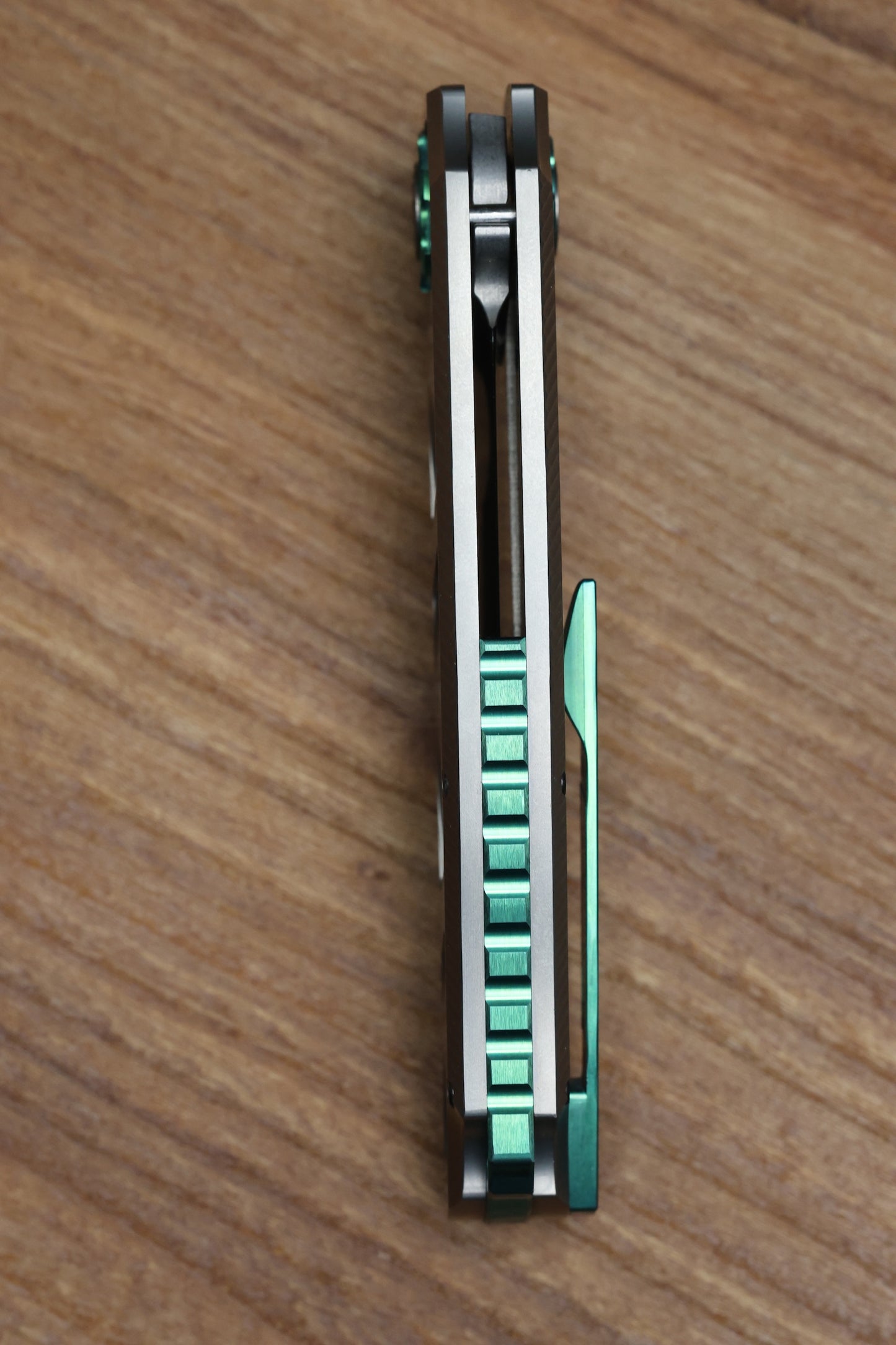 RANGERMADE KNIVES OBJ-2 #003 MILLED TITANIUM HANDLES W/ DROP POINT S35VN