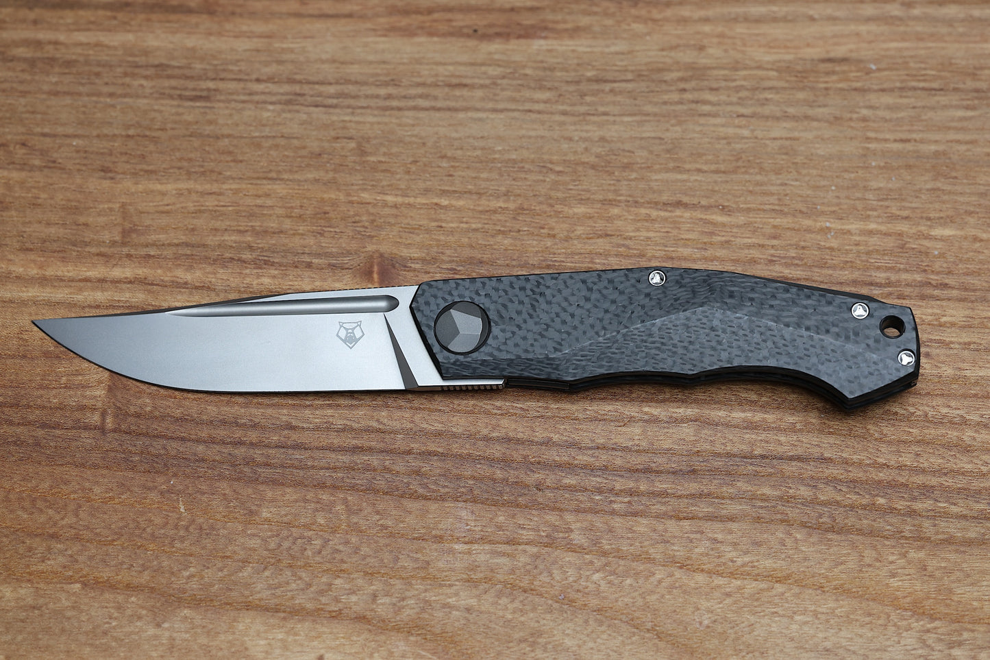 SHIROGOROV "LIMITED EDITION" DMITRY SINKEVICH DESIGN PERO - CARBON FIBER HANDLE - VANAX 37 BLADE - MRBS