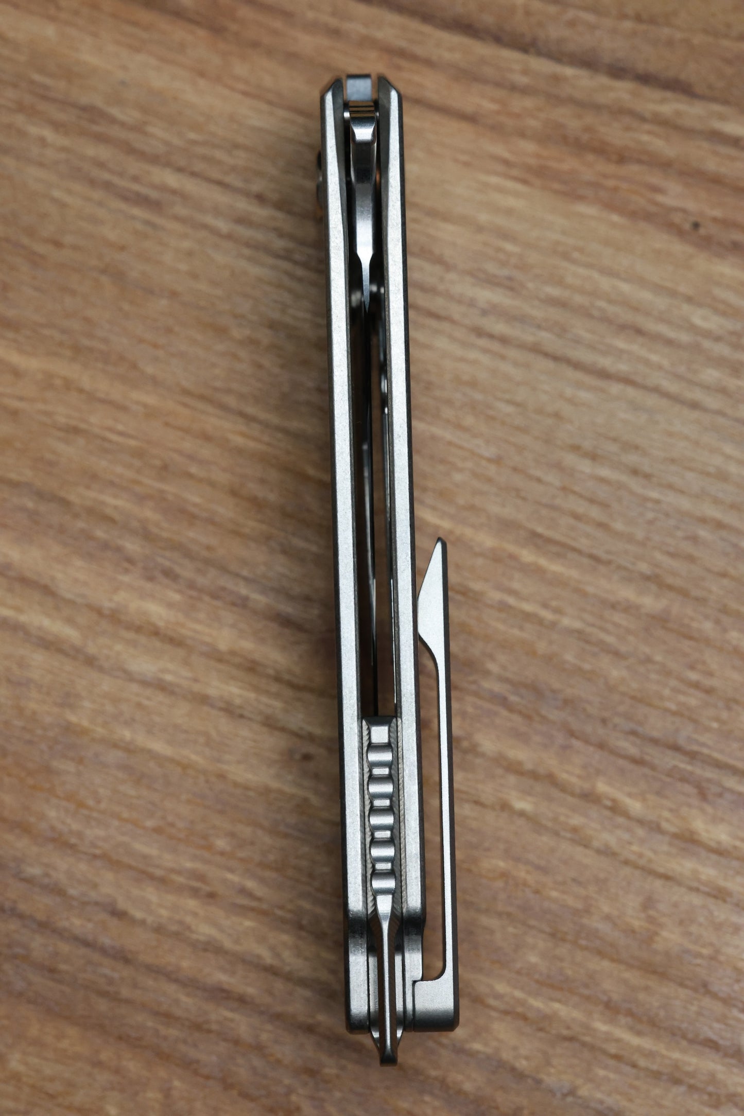 MACHINEWISE MOJAVE #795 RAW FINISH TITANIUM AND S90V BLADE