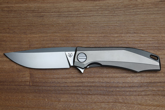 SHIROGOROV KNIVES RKMP - M398 BLADE - TITANIUM HANDLE - SRRBS (CHARLES MARLOWE DESIGN)