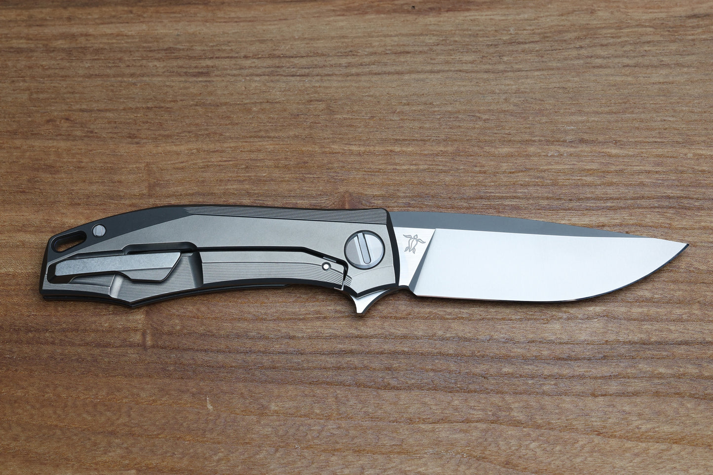 SHIROGOROV KNIVES RKMP - M398 BLADE - TITANIUM HANDLE - SRRBS (CHARLES MARLOWE DESIGN)