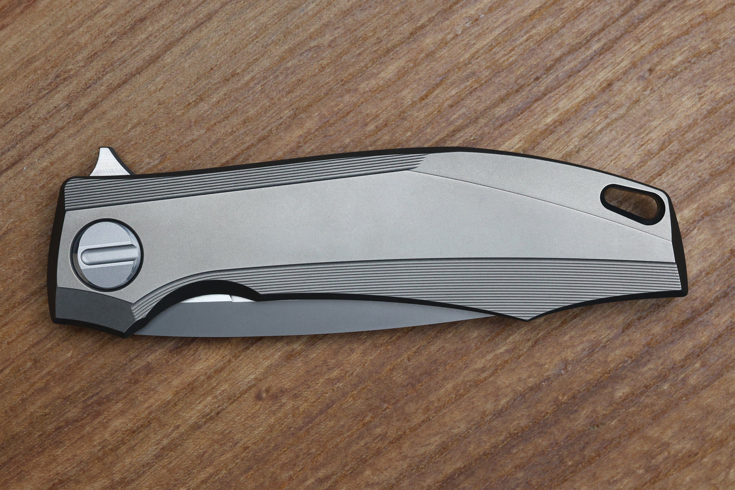 SHIROGOROV KNIVES RKMP - M398 BLADE - TITANIUM HANDLE - SRRBS (CHARLES MARLOWE DESIGN)