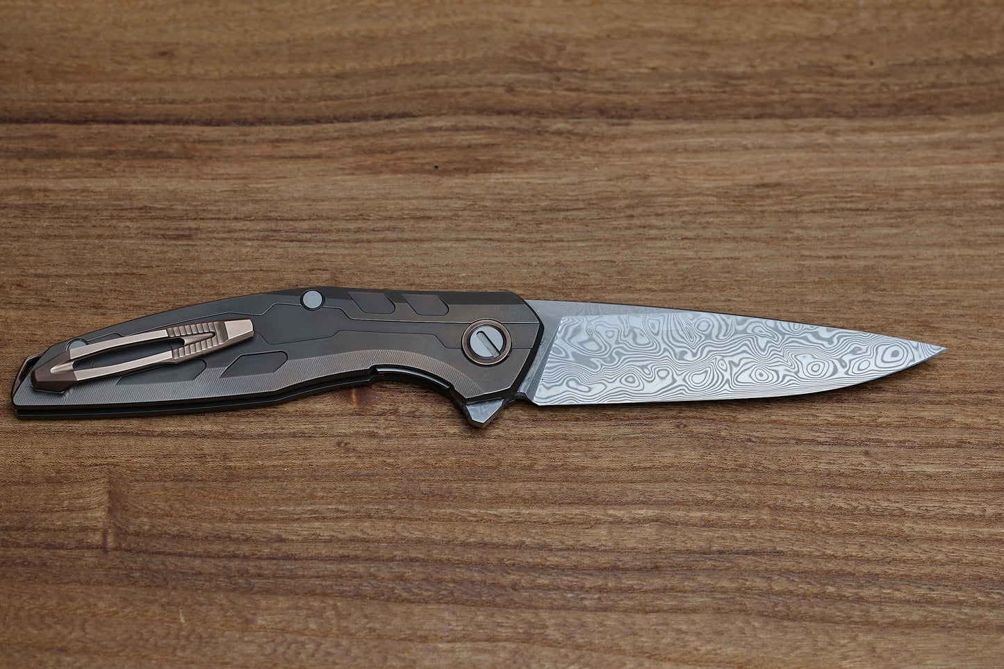 SHIROGOROV 111 TI BRONZE CUSTOM DIVISION CD- SRRBS - VINLAND DAMASTEEL